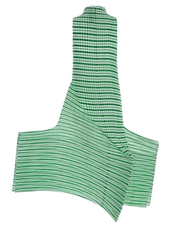 25FW 이세이 미야케 롱 원피스 IM58FH14166 Green - ISSEY MIYAKE