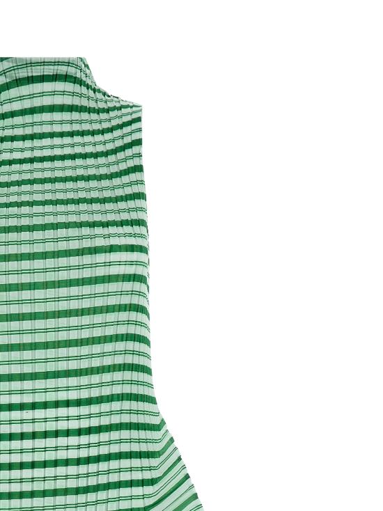 25FW 이세이 미야케 롱 원피스 IM58FH14166 Green - ISSEY MIYAKE