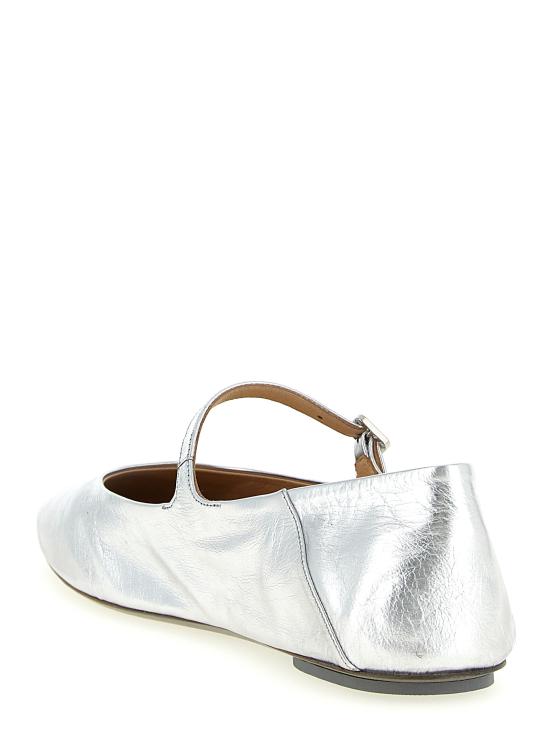 26SS 마르셀 플랫 슈즈 MW8526P03261L Silver - MARSELL