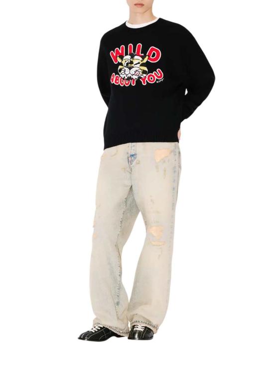 26SS 겐조 후드 티셔츠 FG55PU7853LO 99J BLACK - KENZO