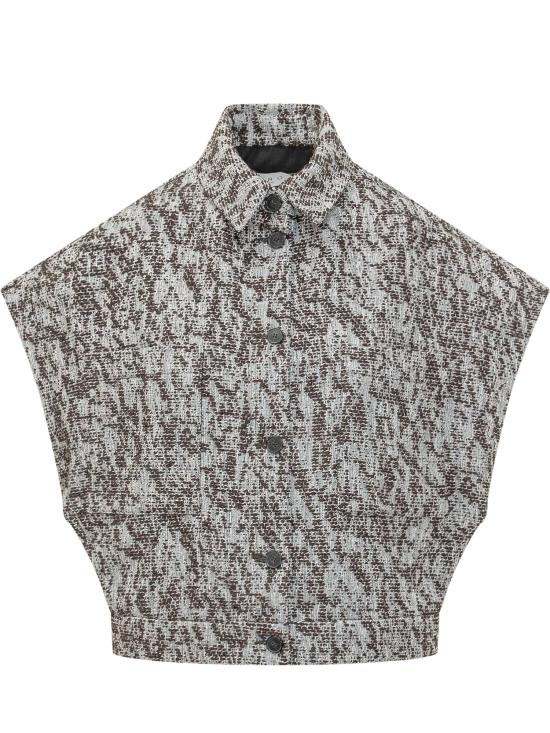 26SS 이로 셔츠 26SWP100ESTEL BRO4026S MIXED BROWN