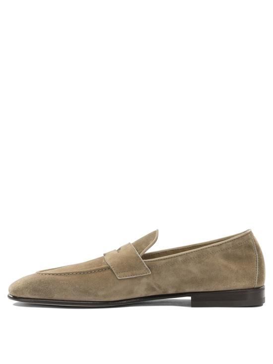 26SS 브루넬로 쿠치넬리 스웨이드 소프트 페니로퍼 MZUCAHG730C2767 Beige - BRUNELLO CUCINELLI