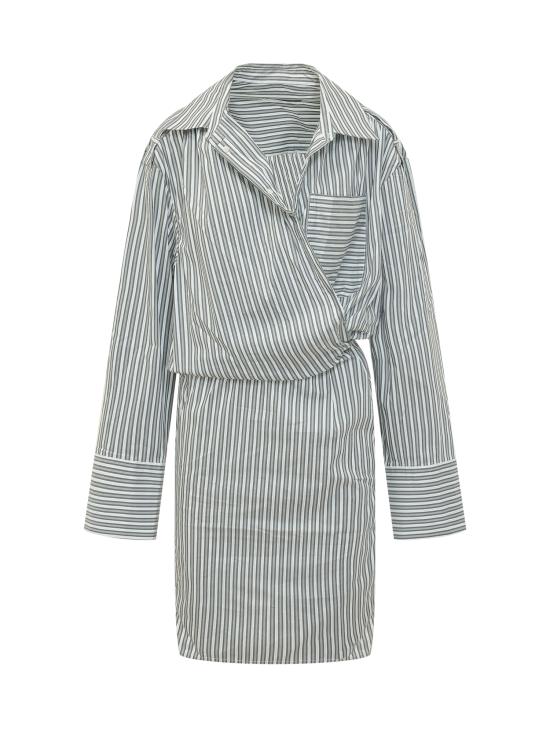 26SS 이로 미디 원피스 26SWP33LAZUL MUL5726S OCEAN STRIPES