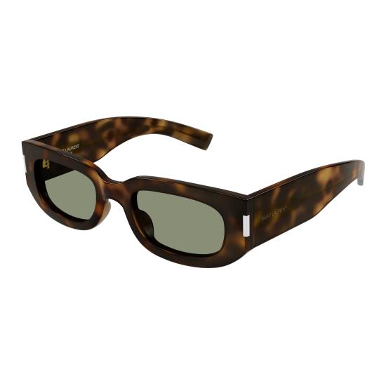25FW 생로랑 선글라스 SL 697 002 HAVANA HAVANA GREEN - SAINT LAURENT