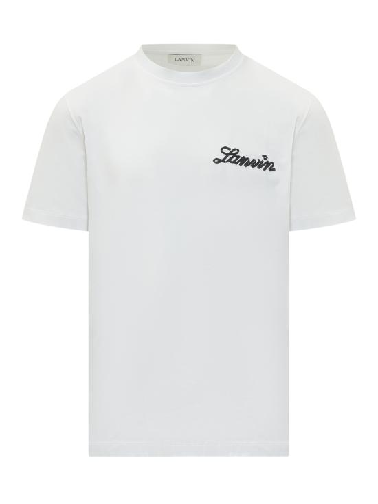 26SS 랑방 반팔 티셔츠 RMTS0012J316P26 01 OPTIC WHITE