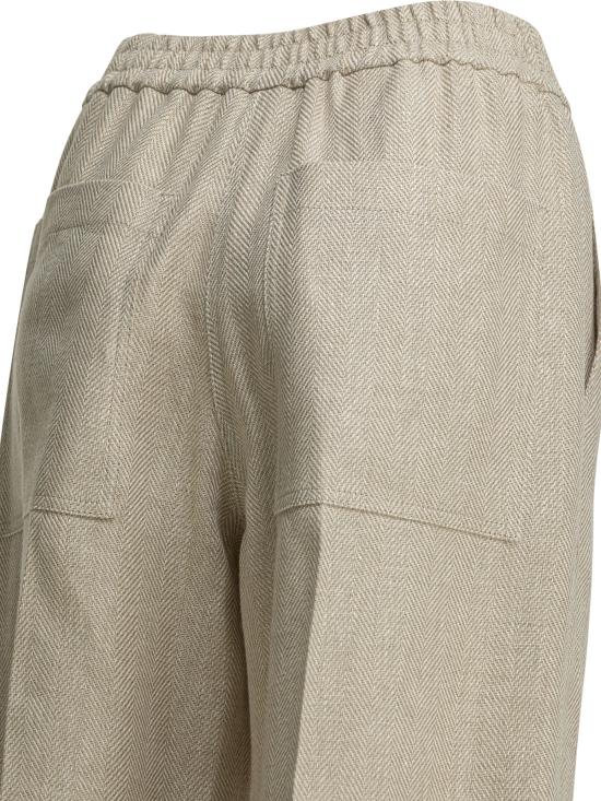 26SS 브루넬로 쿠치넬리 스트레이트 팬츠 MH528P9131C001 Beige - BRUNELLO CUCINELLI