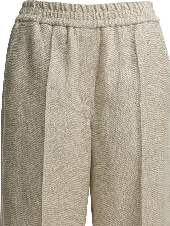 26SS 브루넬로 쿠치넬리 스트레이트 팬츠 MH528P9131C001 Beige - BRUNELLO CUCINELLI