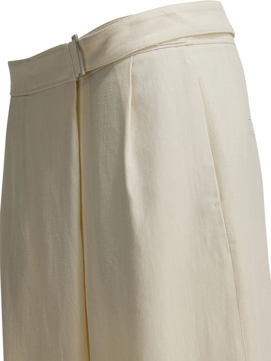 26SS 브루넬로 쿠치넬리 스트레이트 팬츠 MH126P9207C579 White - BRUNELLO CUCINELLI
