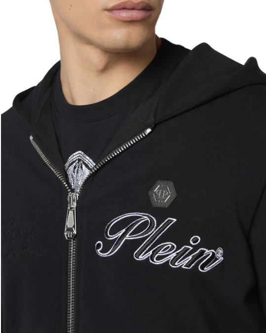 26SS 필립 플레인 긴팔 티셔츠 MJB3953 PTE180N 02 Black - PHILIPP PLEIN