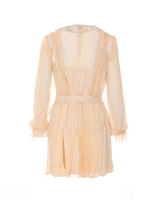 26SS 셀프 포트레이트 미디 원피스 034S TAN Beige - SELF PORTRAIT