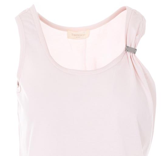 26SS 트윈셋 긴팔 티셔츠 261TE2101 00570 Pink - TWINSET