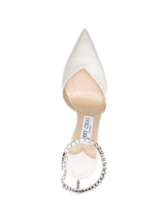 26SS 지미추 힐/펌프스 SAEDA100BBD IC White - JIMMY CHOO