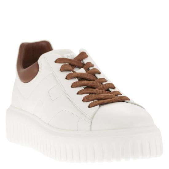 26SS 호간 H 스트라이프 스니커즈 HXM6450FC60LE9 LEATHER - HOGAN