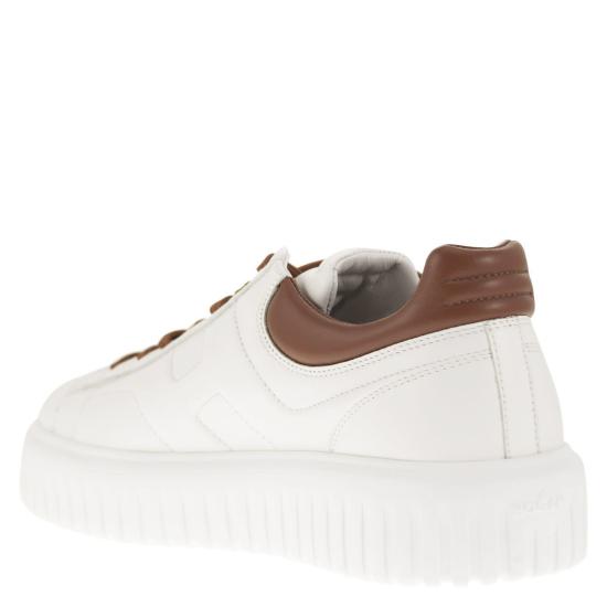 26SS 호간 H 스트라이프 스니커즈 HXM6450FC60LE9 LEATHER - HOGAN