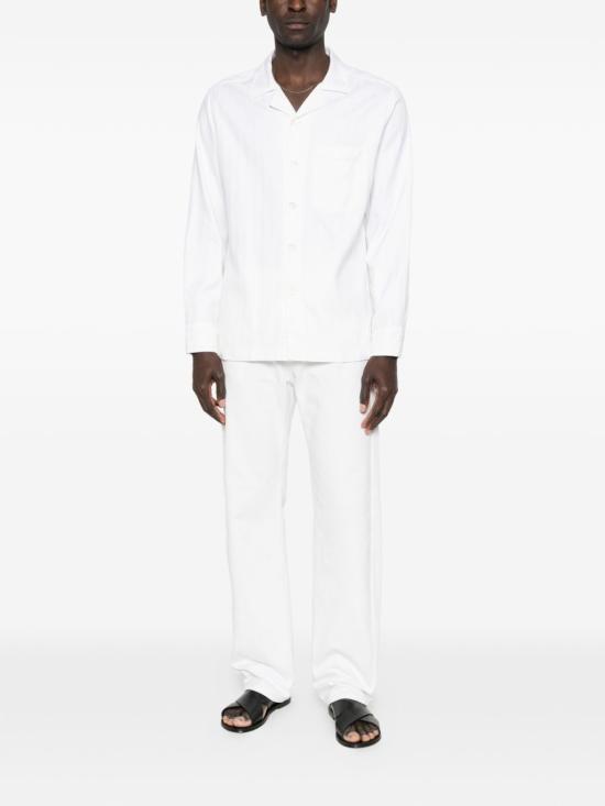 26SS 톰포드 긴팔 셔츠 HXH011FMC292 WAA Optical white - TOMFORD