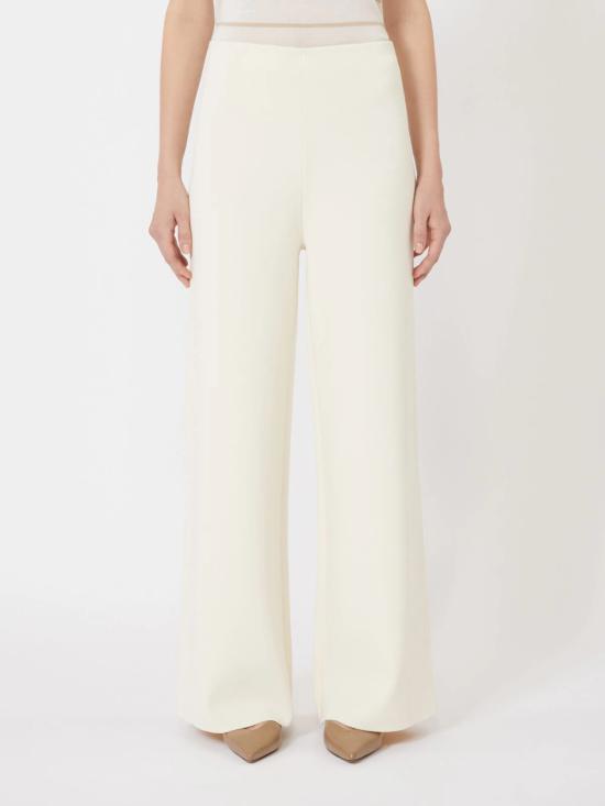 26SS 막스마라 스트레이트 팬츠 2611331018600 002 White - MAX MARA