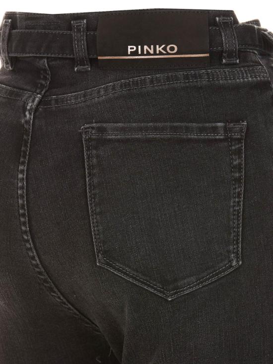  핑코 스트레이트 팬츠 1J10YUY78PZ99 Black - PINKO