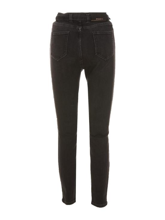  핑코 스트레이트 팬츠 1J10YUY78PZ99 Black - PINKO