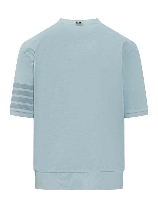 26SS 톰브라운 코튼 저지 4바 티 MJS303AJ0253 480 LIGHT BLUE - THOM BROWNE