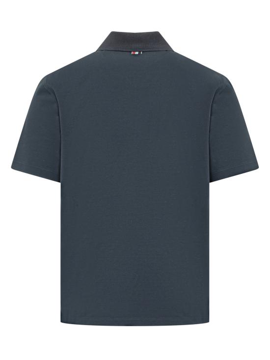 26SS 톰브라운 폴로 티셔츠 MJP052A00042 415 NAVY - THOM BROWNE