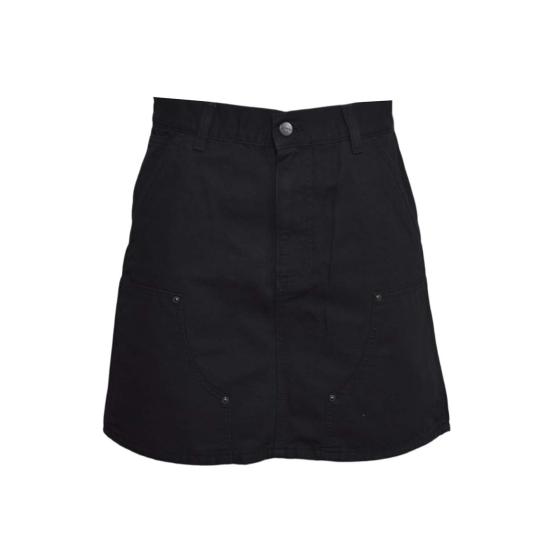 26SS 칼하트 WIP 메이브 더블 니 스커트 I034836 8906 Nero lavato