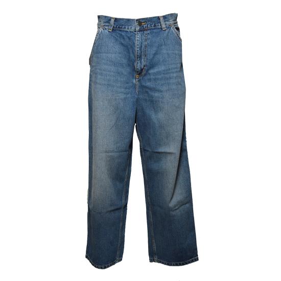 26SS 칼하트 WIP 브랜돈 싱글 니 팬츠 I034225 014L Blu scuro