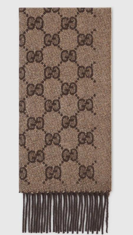 26SS 구찌 머플러/스카프 8532133GAMK2564 BROWN DARK BROWN DOM