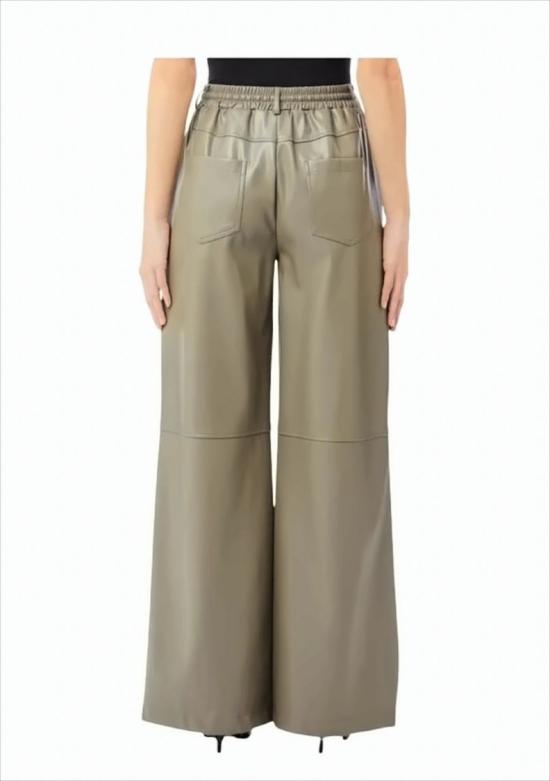 25FW 리우조 스트레이트 팬츠 CF5206E0624 X0707 Green - LIU JO