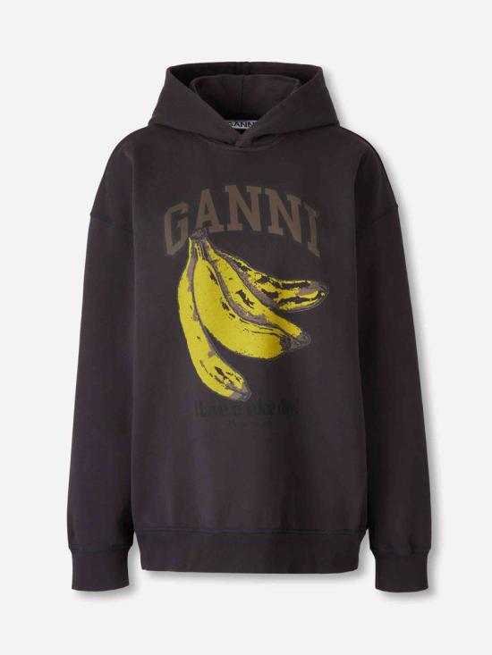 26SS 가니 바나나 그래픽 후드티셔츠 A1060025252 PHANTOM DOM