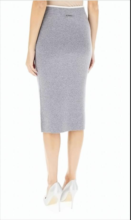 25FW 핑코 미디 스커트 105489 A2Q9 II2 Grey - PINKO
