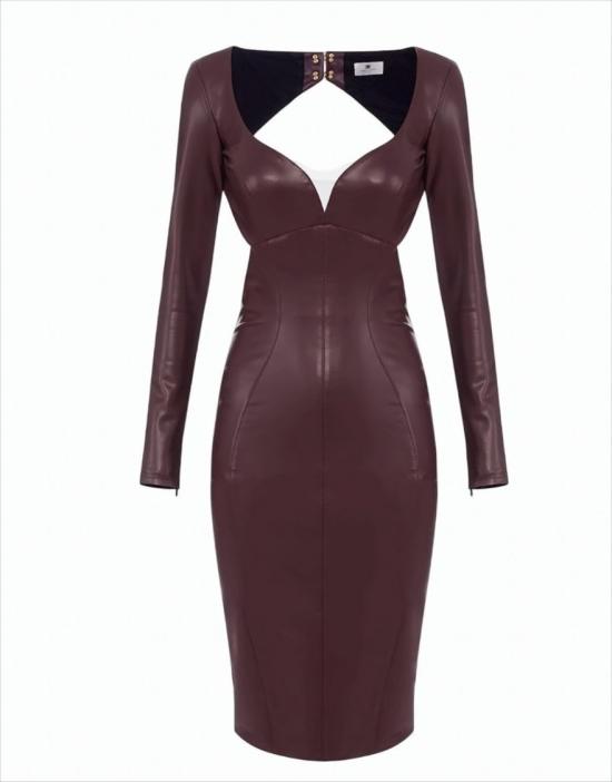 25FW 엘리자베타프랜치 미디 원피스 AB79557E2 EA4 Burgundy