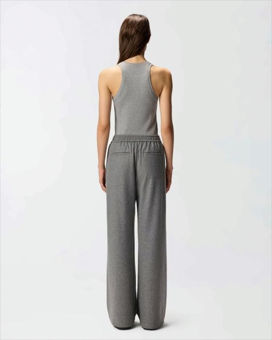 25FW 핑코 스트레이트 팬츠 106118 A2ZU I76 Grey - PINKO