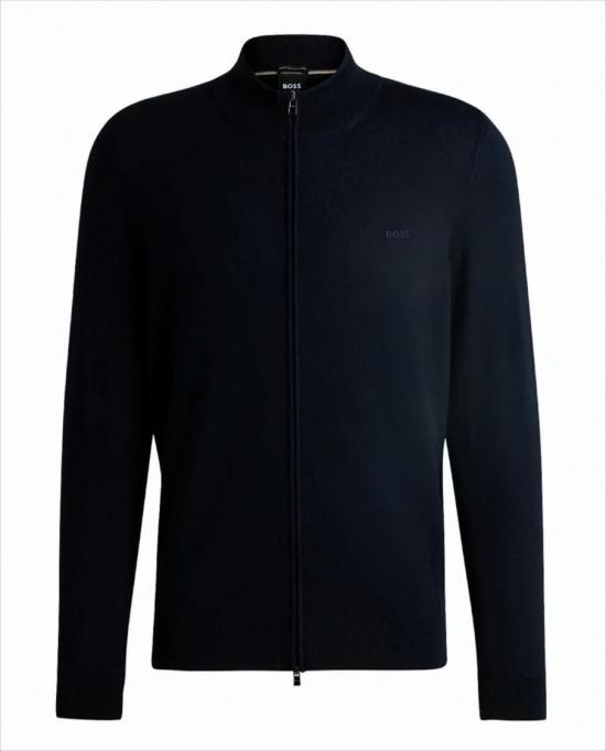 25FW 보스 집업 니트 50476347 BALONSO L 404 Blue