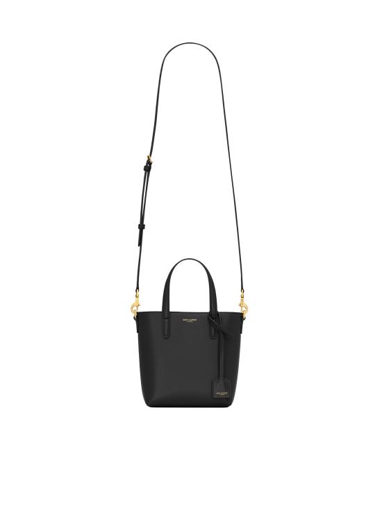 26SS 생로랑 박스 레더 미니 토이 토트백 773995 AADDI1000 Black - SAINT LAURENT