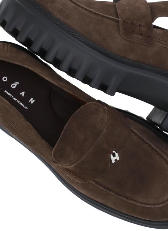 25FW 호간 로퍼 HXW7000FV50BYE S610 Brown - HOGAN