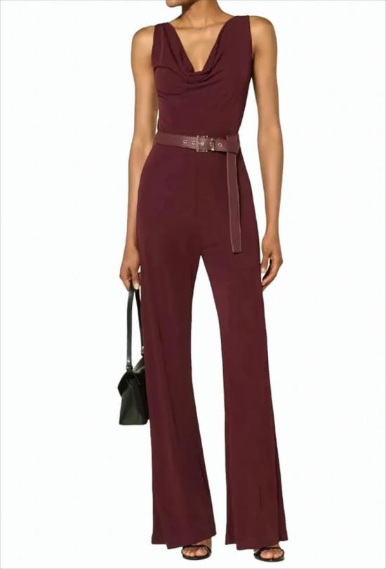 25FW 막스마라 점프수트 2526646011600 002 Burgundy