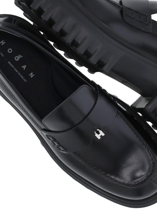 25FW 호간 로퍼 HXW7000FV50UDW B999 Black - HOGAN