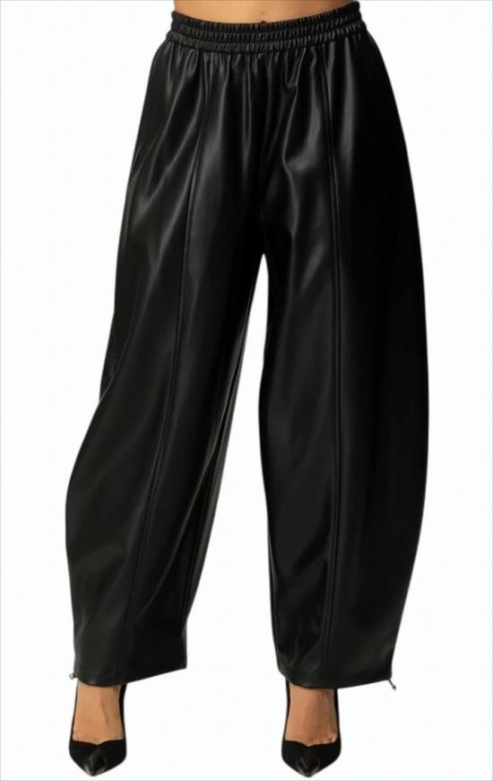 25FW 핑코 스트레이트 팬츠 105420 A2Q1 Z99 Black