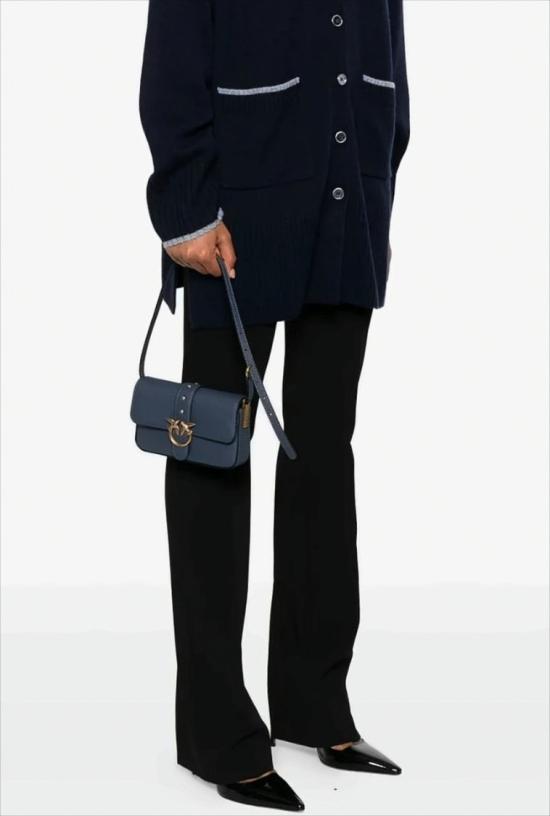 25FW 핑코 숄더백 105353 A2OX G08Q Blue - PINKO