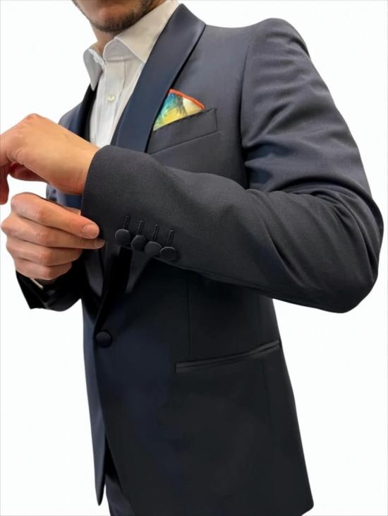 25FW 바르나바 수트 세트 AB 212 3P BLU Blue - BHARNABA