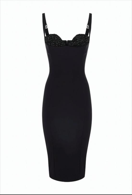 25FW 엘리자베타프랜치 미디 원피스 AB83557E2 110 Black