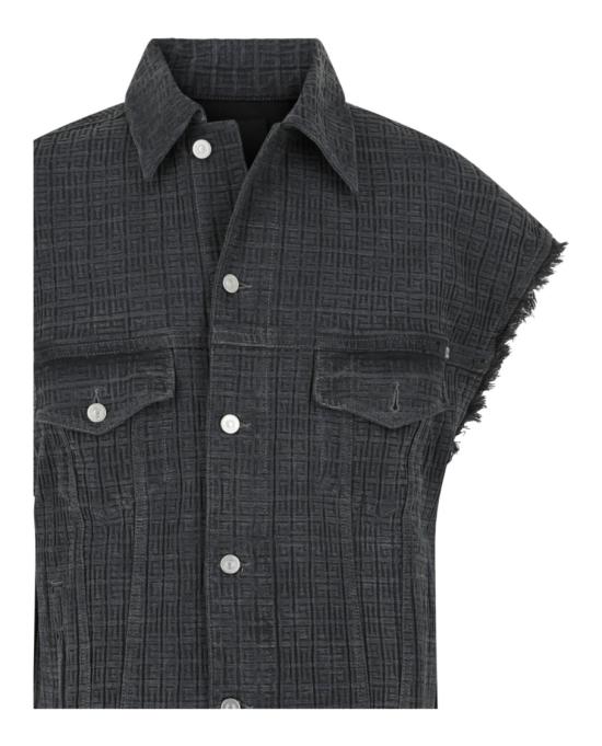  지방시 데님 자켓 BM0129 5Y6W 025 00072 XL Grey - GIVENCHY