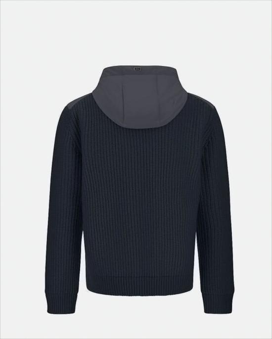 25FW 에르노 콘 카디드 울 G.5 & 포넨테 트래블 나일론 리조트 카디건 MC00048UR 70146 9200 Grey - HERNO