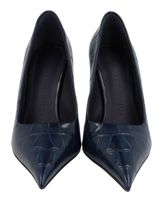  살바토레 페라가모 힐/펌프스 01F950 762442 1C 40001 6 5 Blue - SALVATORE FERRAGAMO