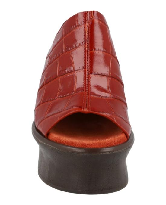  살바토레 페라가모 뮬/슬리퍼 01E077 758219 1C 20048 6 Orange - SALVATORE FERRAGAMO