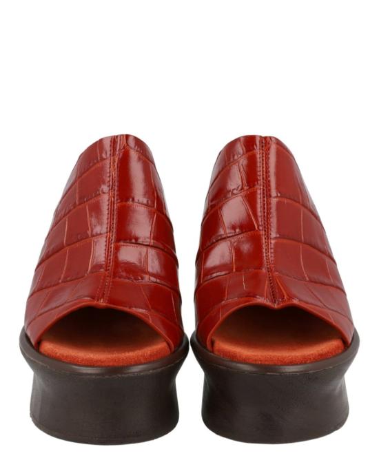  살바토레 페라가모 뮬/슬리퍼 01E077 758219 1C 20048 6 Orange - SALVATORE FERRAGAMO