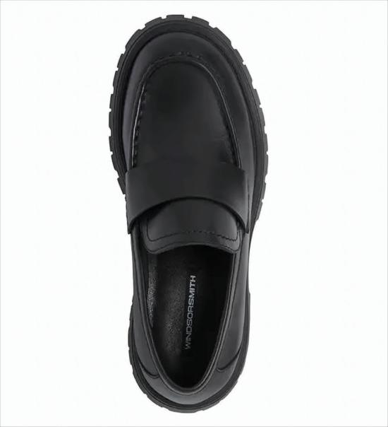 25FW 윈드솔 스미스 플랫 슈즈 WSSTRICKS BLK BLK Black - WINDSOR SMITH