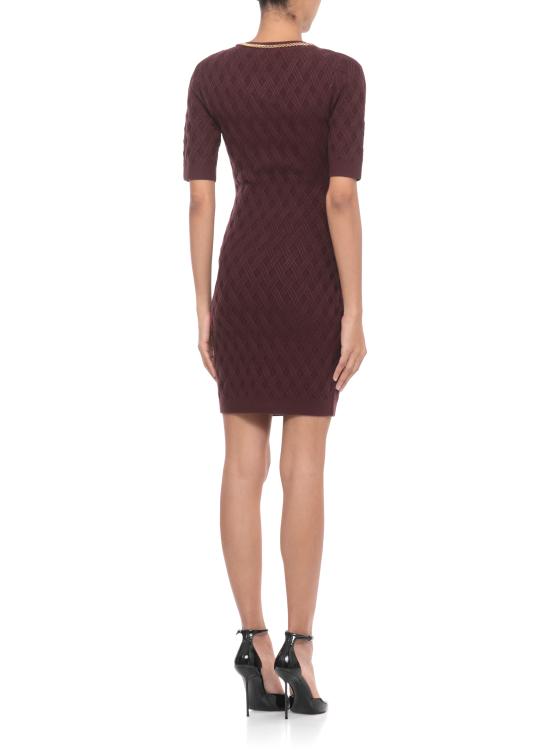 25FW 엘리자베타프랜치 미디 원피스 AM20B56E2 EA4 Bordeaux - ELISABETTA FRANCHI