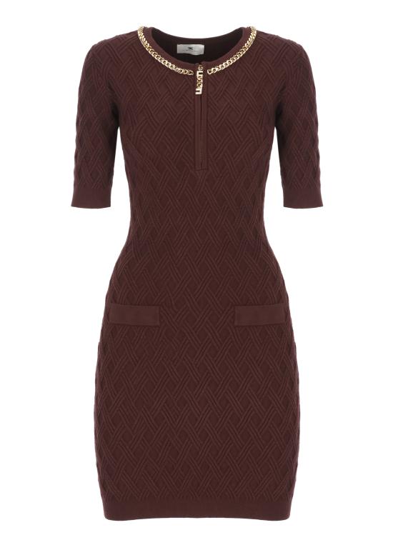 25FW 엘리자베타프랜치 미디 원피스 AM20B56E2 EA4 Bordeaux