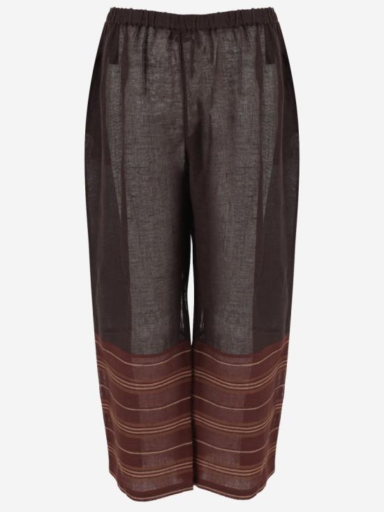26SS 토리버치 팔라초 팬츠 175276200 Brown - TORY BURCH